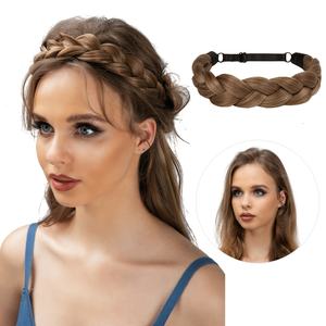 Vente en gros de couvre-chef fait main doux respirant réglable haute température bandeau <span class=keywords><strong>couronne</strong></span> tressée en fibre naturelle <span class=keywords><strong>pour</strong></span> femmes yoga - Product Image 2