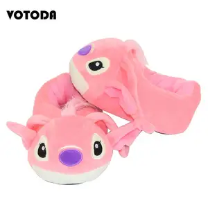 Cartoon Grappige Pluche Slippers Voor Vrouwen Dier Slides Harige Floor Flip-Flops Mannen Thuis Schoenen Dames Winter Warm Slippers one Size