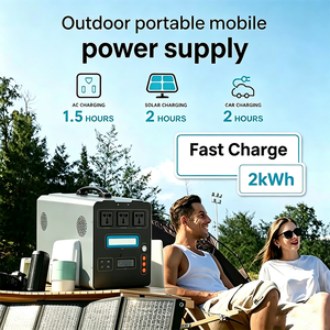Stazione di Alimentazione Portatile 3000W con Funzione Plug and Play, Power Bank ad Alta Capacità per Pesca e Picnic all'Aperto - Product Image 1