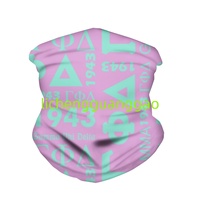 Cache-cou sans couture imprimé pour sororité, en tissu extensible, masque facial de sport, bandana d'extérieur, personnalisable avec logo – Meilleures ventes à prix abordable