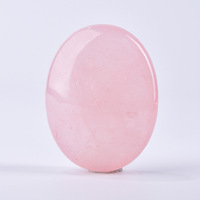 Vente en gros de pierre naturelle d'agate en forme de cœur pierre de savon ovale en cristal avec poignée pierre de compression chaude d'énergie SPA pour cadeaux