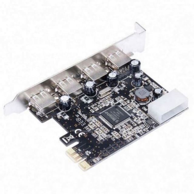 PCI-E 4-port USB2.0 adapter card PCI-E to USB2.0 expansion card