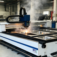 Machine de découpe laser à fibre 3000W conforme aux normes européennes, certifiée CE, CNC industrielle avec refroidissement par eau, neuve, pour laiton, le bois, la pierre, le contreplaqué