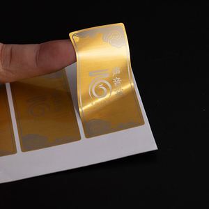 Etiquetas Adhesivas de PVC Impermeables al por Mayor, Impresión de Logotipo de Marca Personalizado, Etiquetas de Vinilo, Etiquetas de Papel - Product Image 2