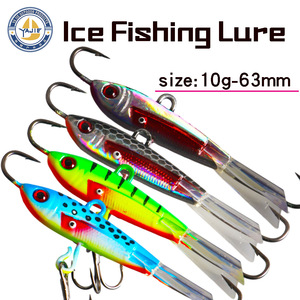 Señuelo de pesca biomimético de 63mm y 10g, cebo duro para pesca en hielo, cebos de agua dulce para peces de aguas medias, YJQ48 - Product Image 3
