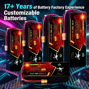 Batería Profesional para Dron FPV <span class=keywords><strong>4S</strong></span> 1300mAh 120C, Descarga Estable, Ultra Compacta, Paquete de Alto Rendimiento para Torneos de Carreras Freestyle - Product Image 1