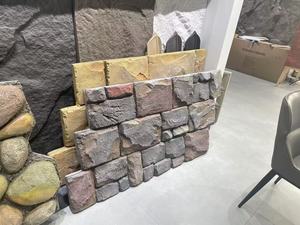 Colomac nội thất bên ngoài đá tấm nhân tạo Veneer tường Polyurethane PU Hội Đồng Quản trị Faux tấm - Product Image 3