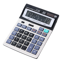 Calculatrice graphique en plastique à double alimentation écologique avec calendrier pour le bureau et l'école