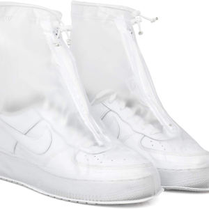 Yeniden kalınlaşmış kaymaz Unisex PVC ayakkabılar kapak su geçirmez katlanabilir emniyet kapağı fermuar ile tüm kullanıcılar için - Product Image 3