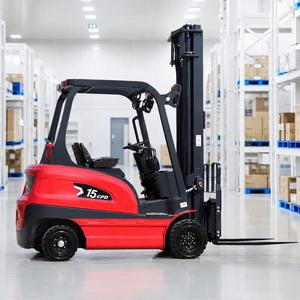 Chariot élévateur économique de marque FW, modèle CPD15, chariot élévateur à fourche lithium-ion de 1,5 tonne, mini chariot élévateur électrique neuf avec pneus pleins, batterie 60V - Product Image 1
