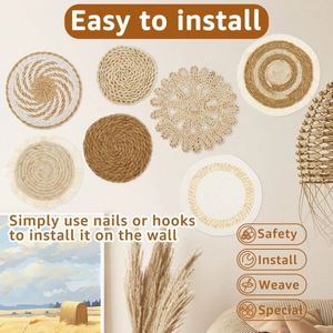 Diy Makramee Top Sac Big Graues Dekor Bali incasinare Deko Muschel Zuhause Idee Fur Das Weiss Hangend incassa Vietnam Premium - Product Image 4
