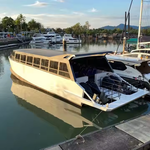 55ft 16.6m 74 Pax Tout En Aluminium Soudé Moteur Puissance Catamaran Eau Taxi Eau <span class=keywords><strong>Bus</strong></span> Rapide Vitesse Touristique Ferry Bateau Passager Navire - Product Image 1