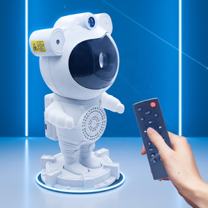 Luce Notturna LED a Forma di Astronauta con Telecomando USB 5V Altoparlante Musicale Luce Notturna Galassia Stellata LED per Decorazione Camera - Product Image 1