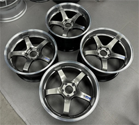 Jantes forgées 6061-T6 à 5 branches profondément concaves 5x114.3 5x112 de 18, 19, 20 pouces pour Mitsubishi Lancer EVO, Nissan GT-R, Tesla Model 3
