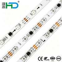 Nueva Tira de Luz LED Lineal RGBW 2026, Tira de Luz LED RGB WS2811 DMX Flexible y Direccionable, 12 V RGB