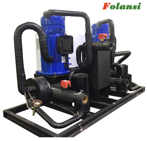 Refroidisseur à vis refroidi par eau de 280 kW, pompe à chaleur géothermique, pompe à chaleur eau-eau, chauffe-eau à eau salée - Product Image 3