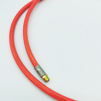 Tuyau PVC rouge de 15 pieds, type serpentin, avec buse rotative inversée, garantie 3 ans, emballage en boîte