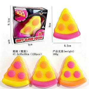 NeeDoh Squeezza Pizza <b>Squishy</b> Fidget Soft Squish Stress Ball Slice for Anxiety Relief Toy - Product Image 2
