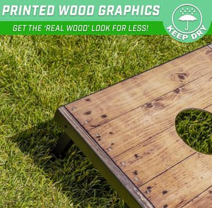 Ensembles de plateau <span class=keywords><strong>Cornhole</strong></span> en bois portable pour fête en gros avec 8 sacs de fèves mallette de voyage et règles du jeu pour les décorations de fête en plein air - Product Image 5