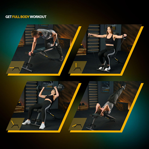 Panca pesi regolabile pieghevole a casa esercizio palestra palestra panca pendenza declino panca panca piatta per allenamento corpo - Product Image 2