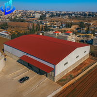 Estructura de Acero Prefabricada para Almacenes, Talleres, Fábricas, Cobertizos Industriales, Edificios de Estructura de Acero para Proyectos en el Medio Oriente