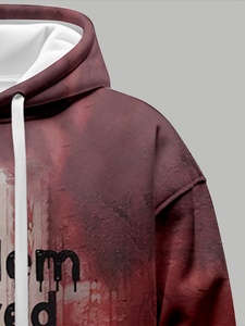 Groothandel Custom Heren Massief Digitaal Printen Casual Lange Mouwen Katoenen Fleece Ademende Outdoor Kleding Hoodie - Product Image 6