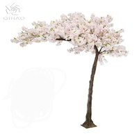 Arbre de cerisier artificiel blanc et rose personnalisé pour décoration de mariage, 1,5 à 3,5 m, centres de table de mariage en fleurs de cerisier à vendre