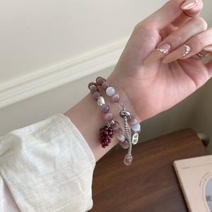 Forwelleny 18 20 22mm Luxe Femmes Cat-eye Métal Perle <span class=keywords><strong>Bracelet</strong></span> pour Apple S10 9 <span class=keywords><strong>Bracelet</strong></span> pour Xiaomi Redmi Huawei <span class=keywords><strong>Montre</strong></span> Accessoires - Product Image 3