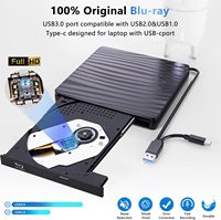 Factory Price Blu-ray Mobile Optical Drive Computer DVD Burner USB3.0 3.1 Blu-ray External Optical Drive With PC Desktop