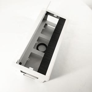 Boîte de gestion des câbles avec cache-trou de prise murale 3*86mm, amortissement du bruit, fermeture douce, <span class=keywords><strong>brosse</strong></span>, pour bureau, table d'ordinateur - Product Image 1