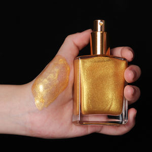 Etiqueta privada Body <span class=keywords><strong>Shimmer</strong></span> Maquillaje Body <span class=keywords><strong>Shimmer</strong></span> Oil Liquid Highlighter Brightening Sexy Glow Glitter Highlighter <span class=keywords><strong>Spray</strong></span> - Product Image 2