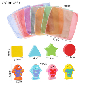 Cube d'activités en bois éducatif Montessori, puzzle mathématique, jeu de pêche, boîte à mouchoirs pour bébé, jouet multifonctionnel - Product Image 6