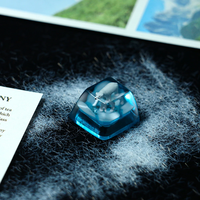 Conception personnalisée OEM, touches de clavier en résine 3D ESC RGB, design artisanal Ice Rose pour clavier mécanique de jeu DIY, matériau en résine