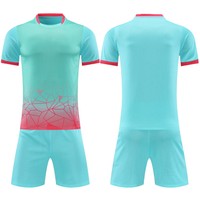 Fußball-Fan-Geschenke Herren Rollkragen-Kits Großhandel Maßgefertigte 100% Polyester Wärmeübertragungsdruck Fußballtrikots Trainingsanzüge