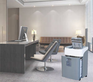 Trituradora de papel de 11 galones con alimentación automática de nivel de seguridad, capacidad de 300 hojas, trituradora de documentos de corte cruzado para oficina en casa para tarjetas - Product Image 6