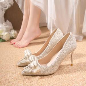 Venta Directa de Fábrica, Zapatos de Tacón Alto Blancos Elegantes y Sofisticados para Novia - Product Image 1