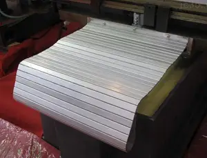 Flexible Akkordeon Schutzschild Aluminium Vorhang Balg Schürze Abdeckungen