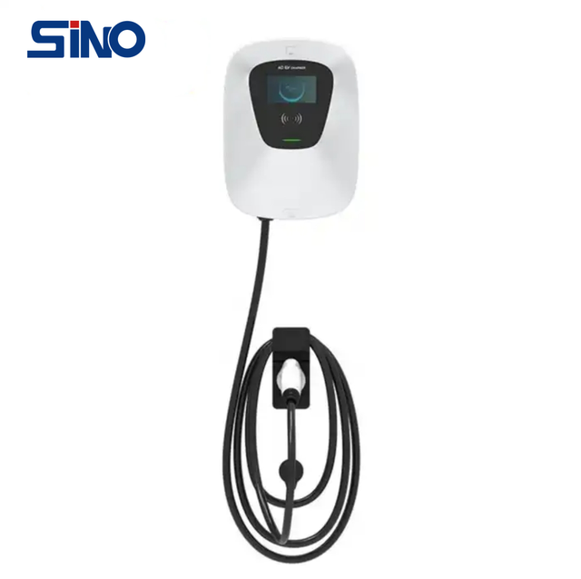 SINO ENERGY Wall Mounted EV Car Charger 7kw 32A AC Home Charging EV Charger With 5m Charge Cable for Electric Vehicle