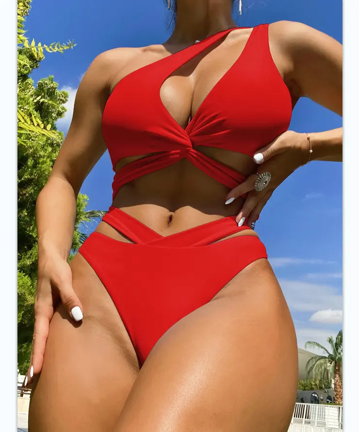 Wholesale Custom Luxury Bathing Suits Sexy String Bikini With Small Ring