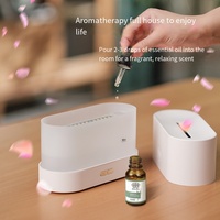 Beeman 3d Flamme Diffuseur D'air Flamme Humidificateur Usb Bureau Bougie Lumière Arôme Diffuseur Avec Veilleuse Diffuseur D'arôme