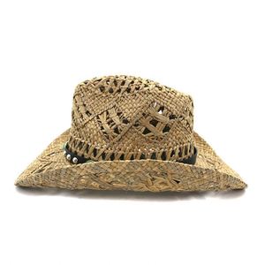 Sombrero de Vaquero con Plumas, Estilo Nuevo, Cómodo, Natural, Hueco, Sombrero Mexicano para las Cuatro Estaciones, Viajes, Fiestas, Deportes, Pesca, Negocios - Product Image 4