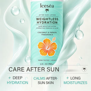 Lait corporel hydratant et apaisant après-soleil à base de beurre de karité et de panthénol - Product Image 5