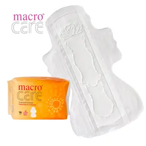 Macro care organic sanitary pads towels for women, biodegradable menstrual pad