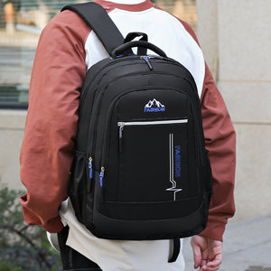 Zaino Nero per Laptop, Nuovo Zaino Multifunzionale Elegante e Impermeabile, Borsa per Studenti e Scuola - Product Image 4