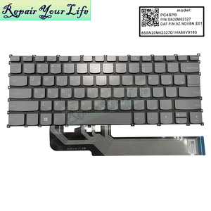 Teclado Ruso con Retroiluminación Gris para Portátil <span class=keywords><strong>Lenovo</strong></span> <span class=keywords><strong>Ideapad</strong></span> <span class=keywords><strong>S540</strong></span>-14IWL <span class=keywords><strong>S540</strong></span>-14API S550-14 PC4SPB SN20M62327 9Z.NDIIBN.E01 - Product Image 2