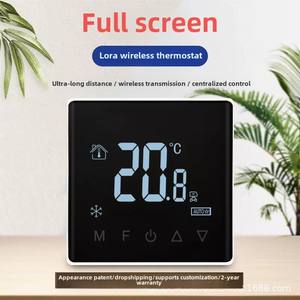 <span class=keywords><strong>Thermostat</strong></span> <span class=keywords><strong>sans</strong></span> <span class=keywords><strong>fil</strong></span> LoRa <span class=keywords><strong>pour</strong></span> Machine à eau Panneau de contrôleur de <span class=keywords><strong>climatisation</strong></span> centrale Interrupteur à trois vitesses Partie des systèmes de ventilateur en plastique - Product Image 2