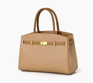 Bolso Tote Casual de Cuero PU Marrón para Mujer, Impermeable, con Cierre de Cremallera, Bolso de Hombro Cruzado, para Uso Diario, Viajes, Bodas, Estilo Occidental - Product Image 3