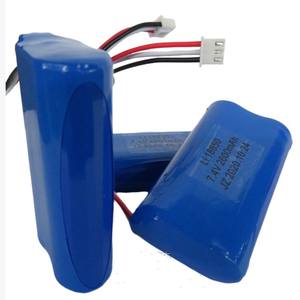 ICR18650锂离子电池包2p 3.7伏电池组3线，带JST 3针连接器 - Product Image 1