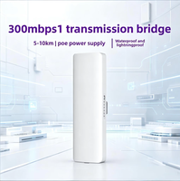 CF-E312A V2 Puente CPE Inalámbrico Duradero de 300Mbps y Largo Alcance de 10Km con Antena de Alta Ganancia de 14dBi y Alimentación PoE para Monitoreo Industrial
