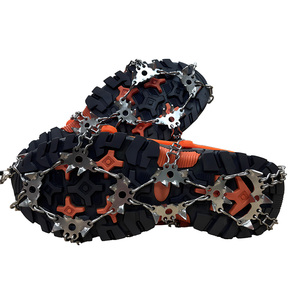 Crampons anti-glace 28/32 dents en acier inoxydable pour surfaces hivernales, neigeuses, humides, sauvetage, escalade, terrain glacé TOUR - Product Image 4